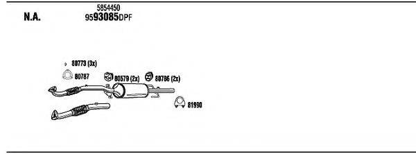 FONOS OPH13979A Система випуску ОГ