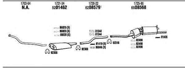 FONOS PE71904B Система випуску ОГ