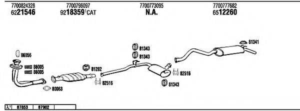 FONOS RE72158B Система випуску ОГ