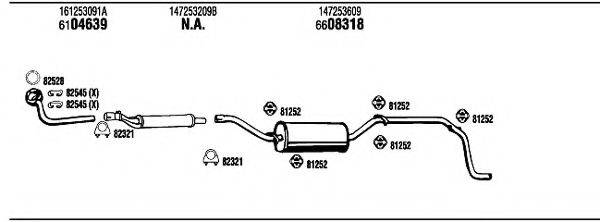 FONOS VW21007 Система випуску ОГ