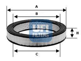 KNECHT LX250 Повітряний фільтр