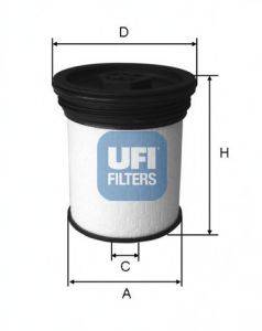 UFI 2601901 Паливний фільтр