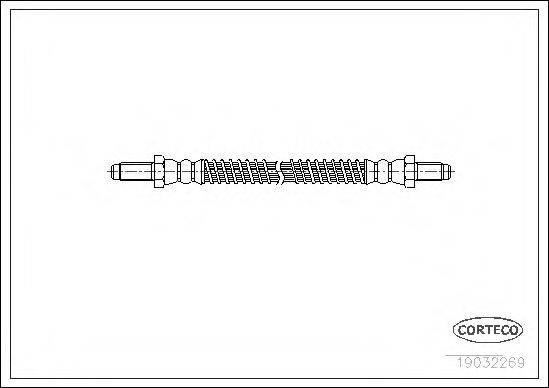 CORTECO 19032269 Гальмівний шланг