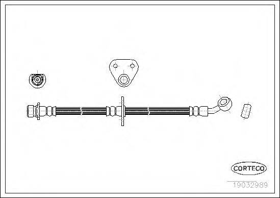 CORTECO 19032989 Гальмівний шланг
