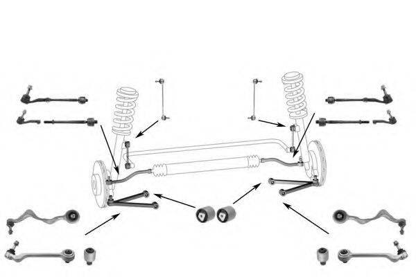 MEYLE WG0644100 Рульове управління; Підвіска колеса