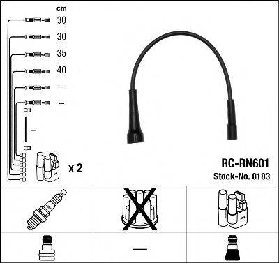 DACIA 77 00 874 564 Комплект дротів запалювання