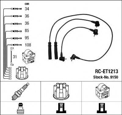 NGK 9150 Комплект дротів запалювання