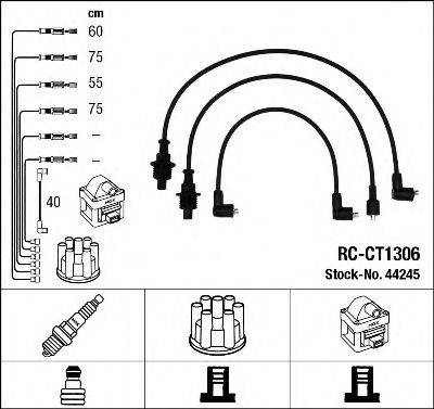 CITROEN 5967J9 Комплект дротів запалювання