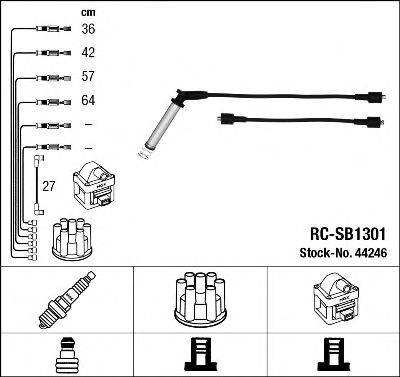 NGK 44246 Комплект дротів запалювання