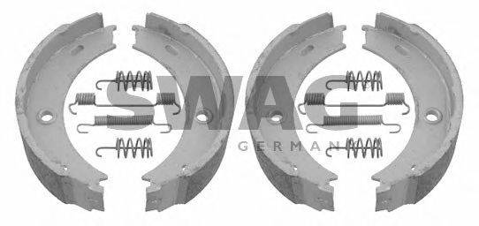 SWAG 10923191 Комплект гальмівних колодок, стоянкова гальмівна система