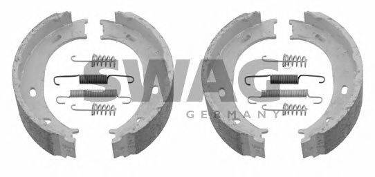 SWAG 10923193 Комплект гальмівних колодок, стоянкова гальмівна система