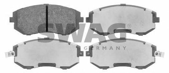 SWAG 23867 Комплект гальмівних колодок, дискове гальмо