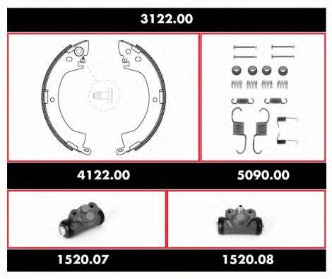 BREMBO H54008 Комплект гальмівних колодок