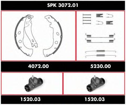 ROADHOUSE SPK307201 Комплект гальм, барабанний гальмівний механізм