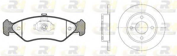 ROADHOUSE 828502 Комплект гальм, дисковий гальмівний механізм