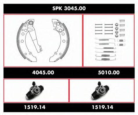 REMSA SPK304500 Комплект гальм, барабанний гальмівний механізм