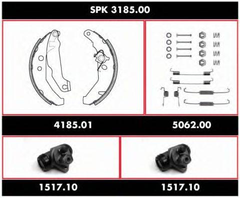 REMSA SPK318500 Комплект гальм, барабанний гальмівний механізм