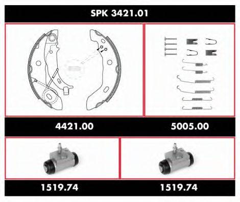 REMSA SPK342101 Комплект гальм, барабанний гальмівний механізм