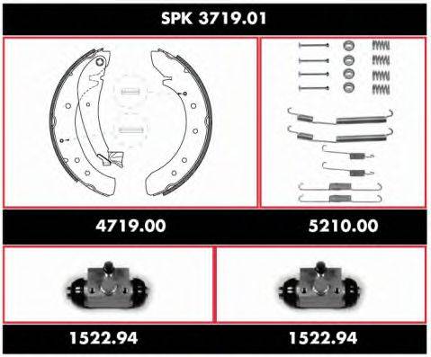 REMSA SPK371901 Комплект гальм, барабанний гальмівний механізм