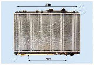 JAPANPARTS RDA283102 Радіатор, охолодження двигуна