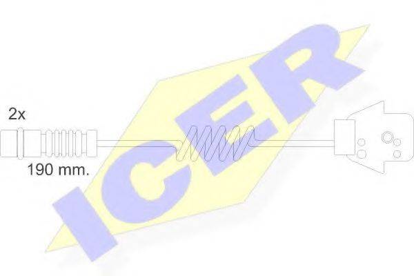 ICER 610057EC Сигналізатор, знос гальмівних колодок