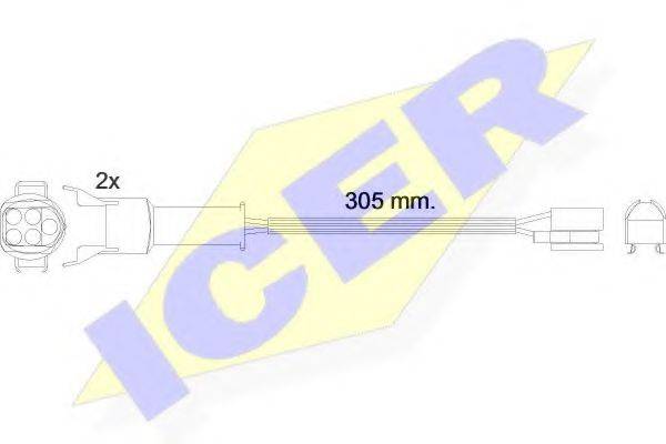 ICER 610449EC Сигналізатор, знос гальмівних колодок