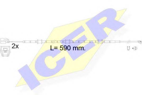 ICER 610619EC Сигналізатор, знос гальмівних колодок