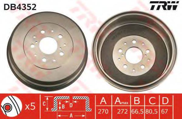 BOSCH F026A05818 Гальмівний барабан