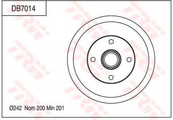 BREMBO 14330910 Гальмівний барабан