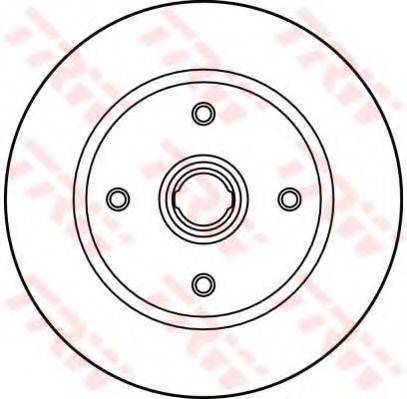 TRW DF1691 гальмівний диск