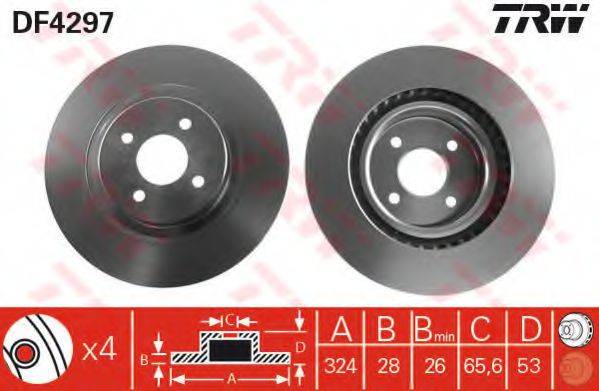 TRW DF4297 гальмівний диск