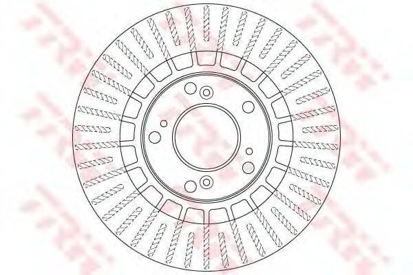 TRW DF6493 гальмівний диск