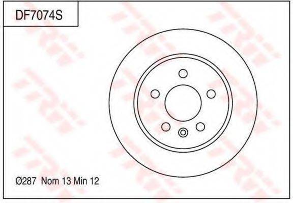 TRW DF7074S гальмівний диск
