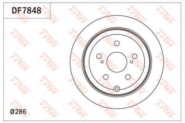 TRW DF7848 гальмівний диск