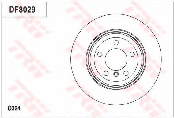 TRW DF8029 гальмівний диск