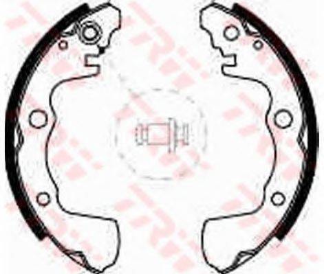 TRW GS8508 Комплект гальмівних колодок