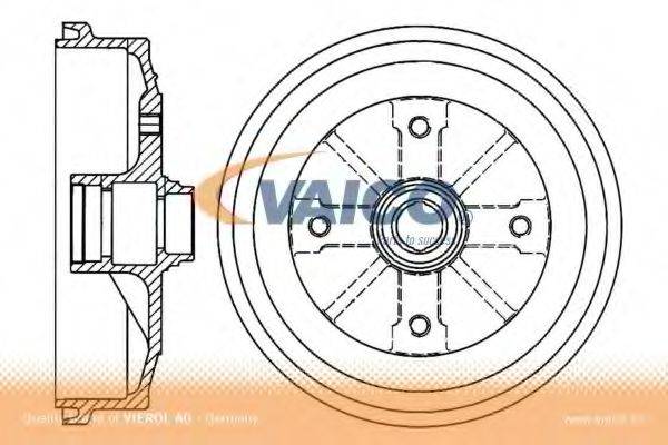 KAWE 7D0227 Гальмівний барабан