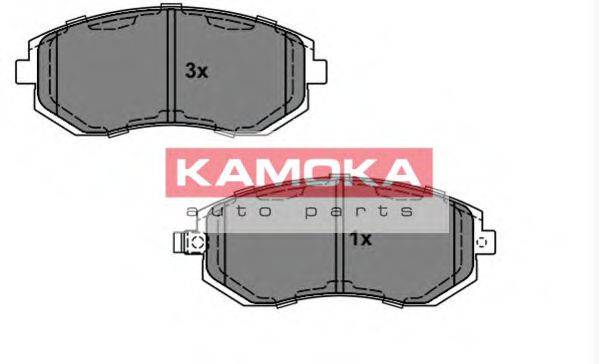 KAMOKA 23867 Комплект гальмівних колодок, дискове гальмо