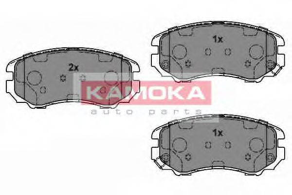 KAMOKA 101142 Комплект гальмівних колодок, дискове гальмо