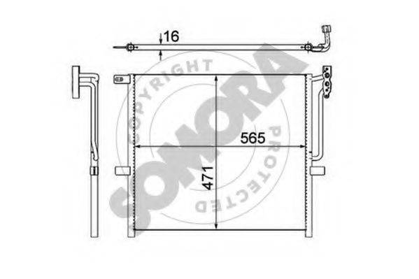 SOMORA 044060 Конденсатор, кондиціонер