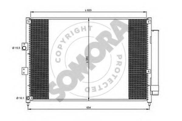 SOMORA 121560 Конденсатор, кондиціонер
