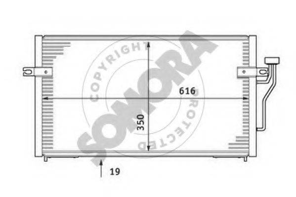 SOMORA 186060A Конденсатор, кондиціонер
