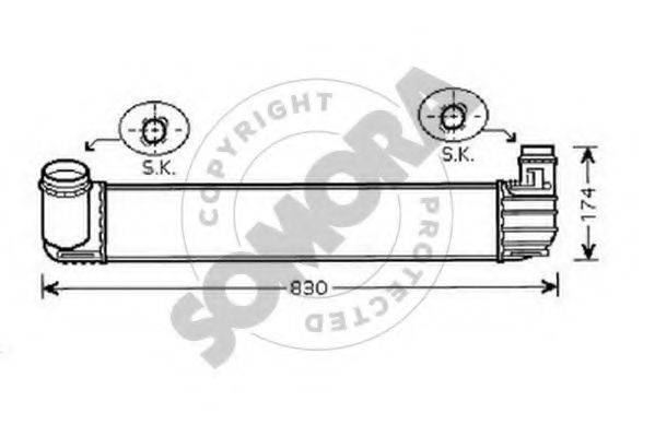 SOMORA 243445B Інтеркулер