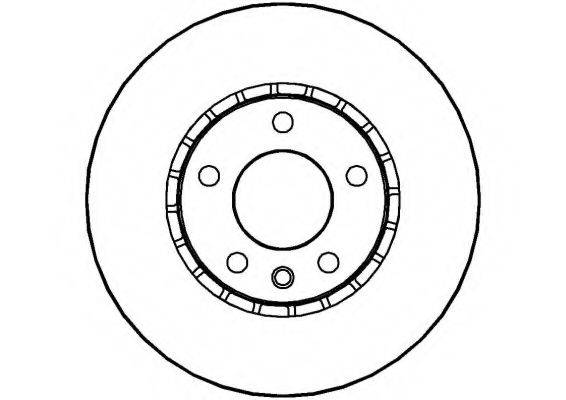 NATIONAL NBD135 гальмівний диск