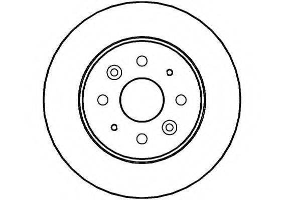 NATIONAL NBD1396 гальмівний диск