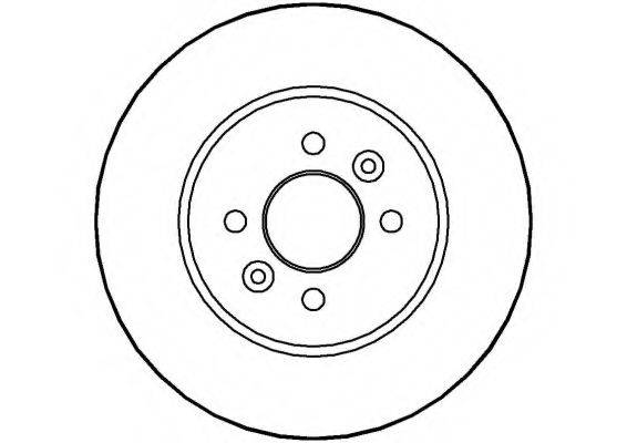 NATIONAL NBD1449 гальмівний диск