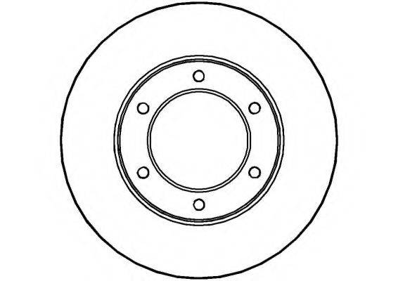 NATIONAL NBD297 гальмівний диск