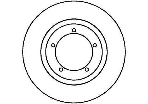 NATIONAL NBD429 гальмівний диск