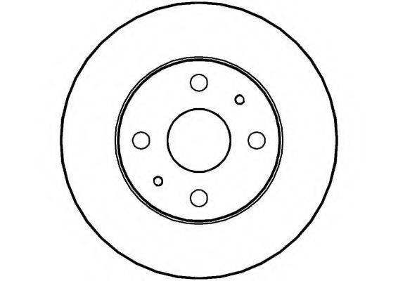 NATIONAL NBD509 гальмівний диск
