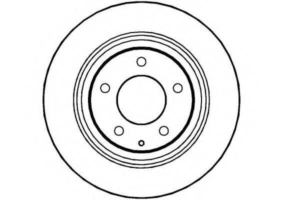 BRAKE ENGINEERING DI955445 гальмівний диск